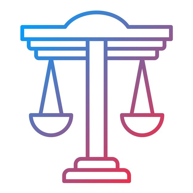 Imagen vectorial del icono de la ética Se puede utilizar para la Universidad