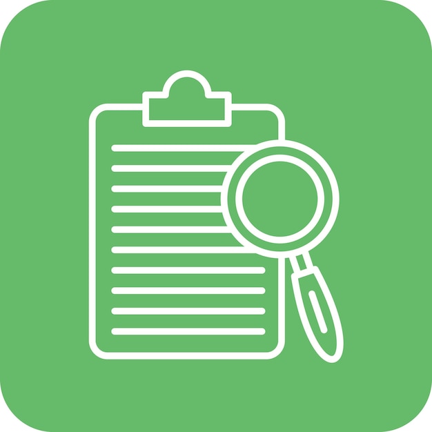 Imagen vectorial del icono de evaluación Se puede utilizar para la experiencia del usuario