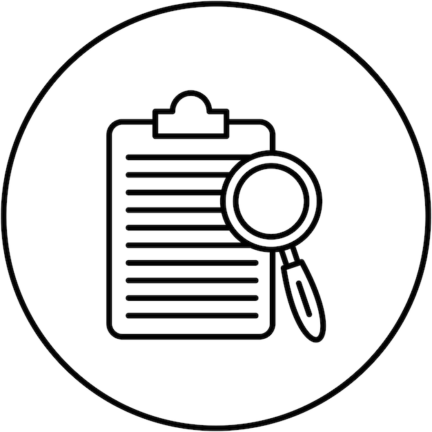 Imagen vectorial del icono de evaluación Se puede utilizar para la experiencia del usuario