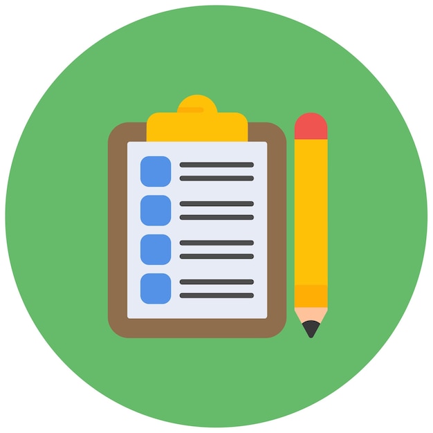 Imagen vectorial del icono de evaluación del rendimiento Se puede utilizar para los recursos humanos