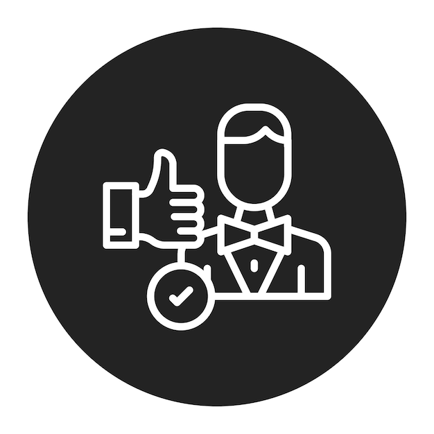 Imagen vectorial del icono de evaluación del rendimiento Puede utilizarse para la organización