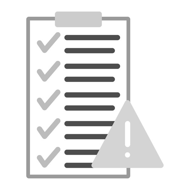 Imagen vectorial del icono de evaluación de riesgos Puede utilizarse para la gestión de riesgos