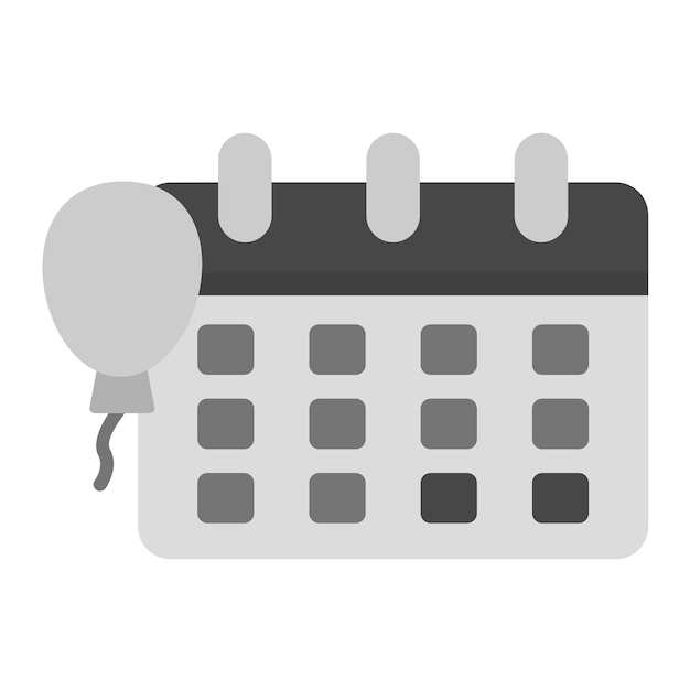 Imagen vectorial del icono del evento Se puede usar para la hora y la fecha