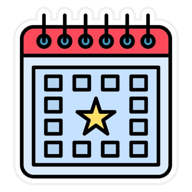 Imagen vectorial de icono de evento Se puede utilizar para negocios y finanzas