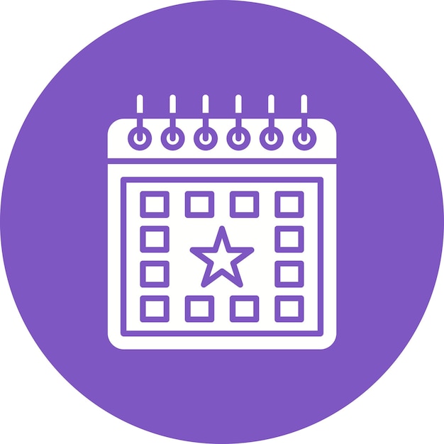 Imagen vectorial de icono de evento Se puede utilizar para negocios y finanzas
