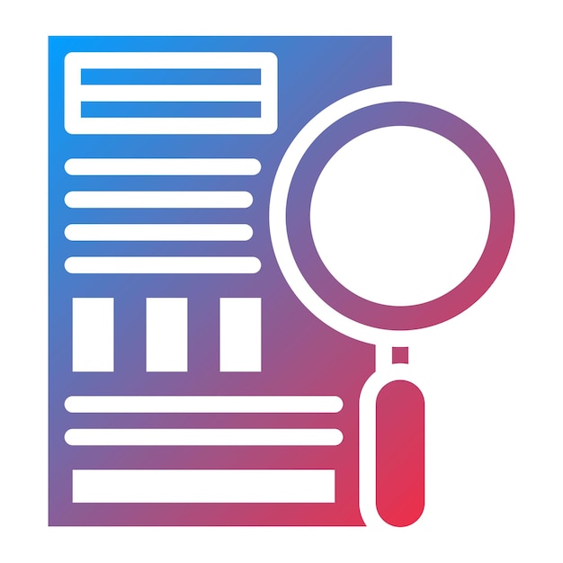 La imagen vectorial del icono de la evidencia se puede utilizar para la investigación de delitos
