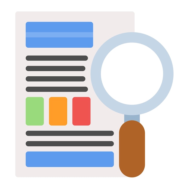 La imagen vectorial del icono de la evidencia se puede utilizar para la investigación de delitos