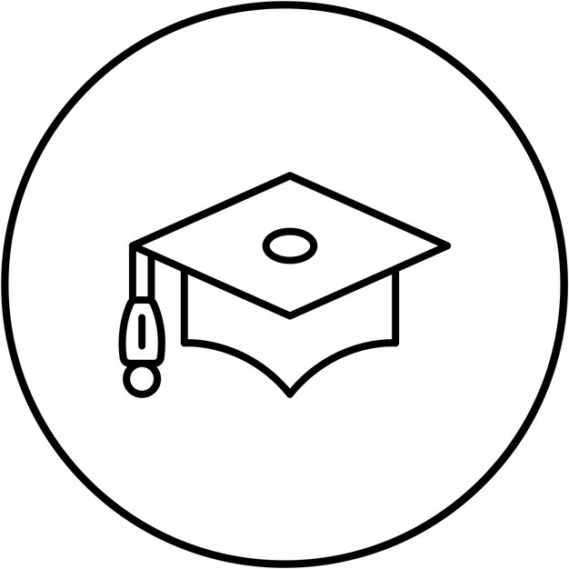 Imagen vectorial de icono de ex alumnos Puede utilizarse para la Universidad