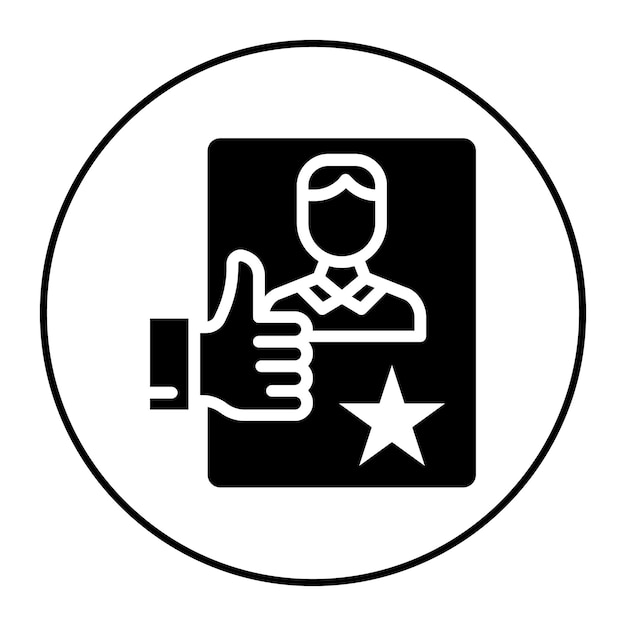 Imagen vectorial de icono de excelencia personal Se puede utilizar para el crecimiento personal