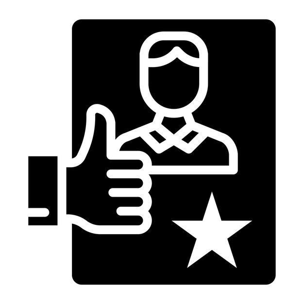 Imagen vectorial de icono de excelencia personal Se puede utilizar para el crecimiento personal