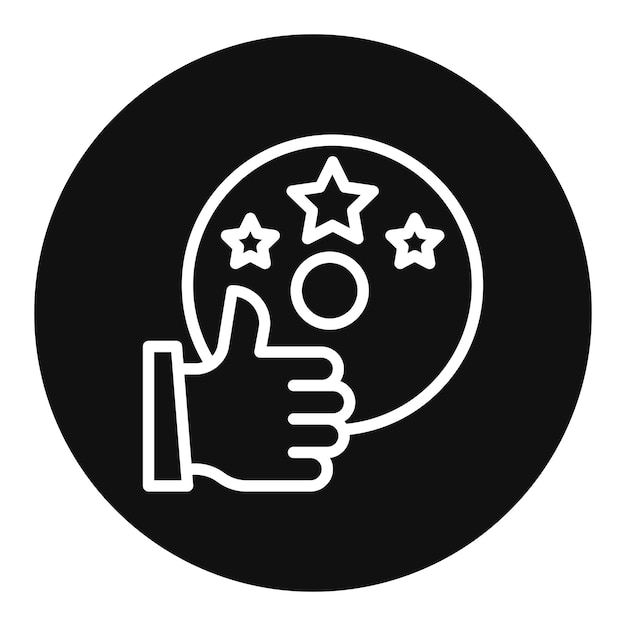 Imagen vectorial de icono de excelencia Se puede utilizar para el liderazgo