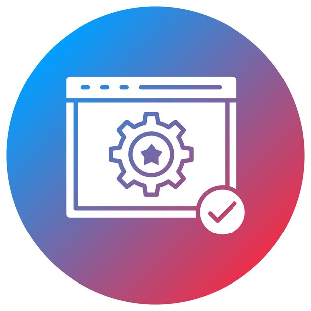 Imagen vectorial del icono de éxito Se puede utilizar para la tecnología de marketing