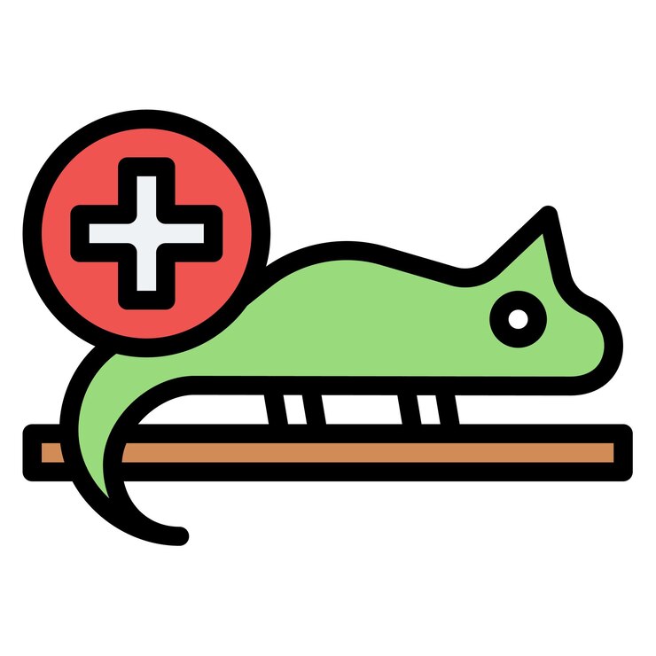 Vector imagen vectorial del icono de exotic pet vet se puede usar para veterinaria