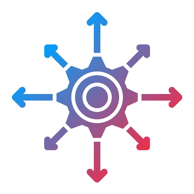 Imagen vectorial de icono de expansión Se puede usar para personas de negocios