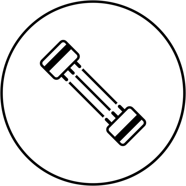 Imagen vectorial del icono del expansor del pecho Se puede usar para el gimnasio