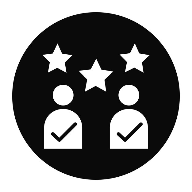 Imagen vectorial del icono de la experiencia del cliente Se puede utilizar para Business Analytics