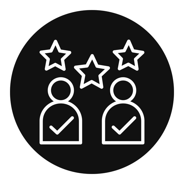Imagen vectorial del icono de la experiencia del cliente Se puede utilizar para Business Analytics