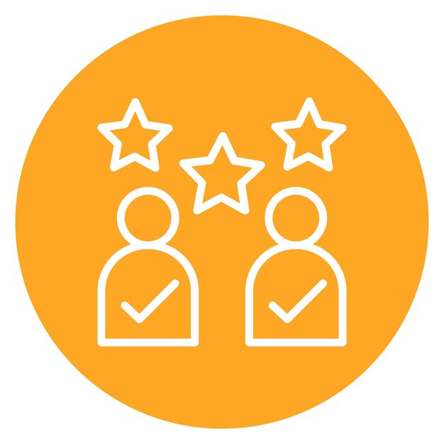 Imagen vectorial del icono de la experiencia del cliente Se puede utilizar para Business Analytics