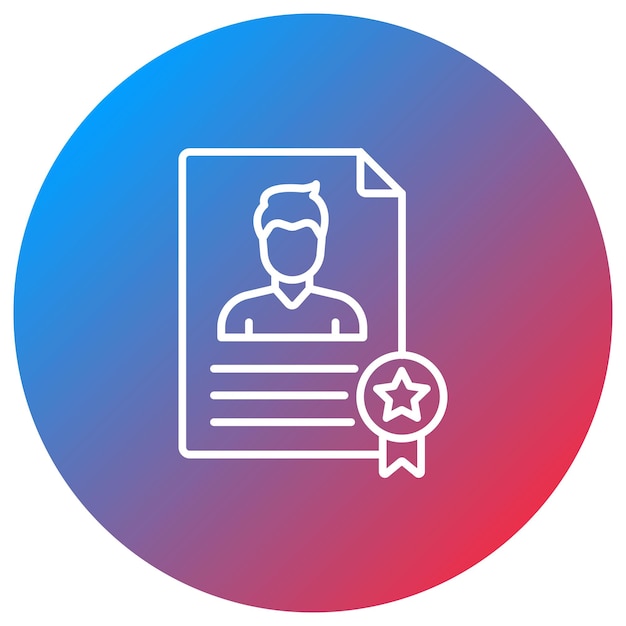 Imagen vectorial del icono de la experiencia Se puede utilizar para la tecnología de marketing