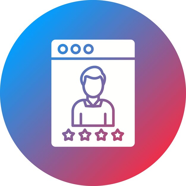 Imagen vectorial del icono de la experiencia del usuario Se puede utilizar para No Código