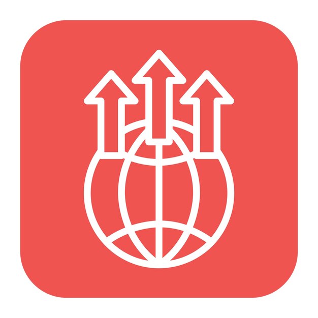 Imagen vectorial de icono de exportación Se puede utilizar para la cadena de suministro