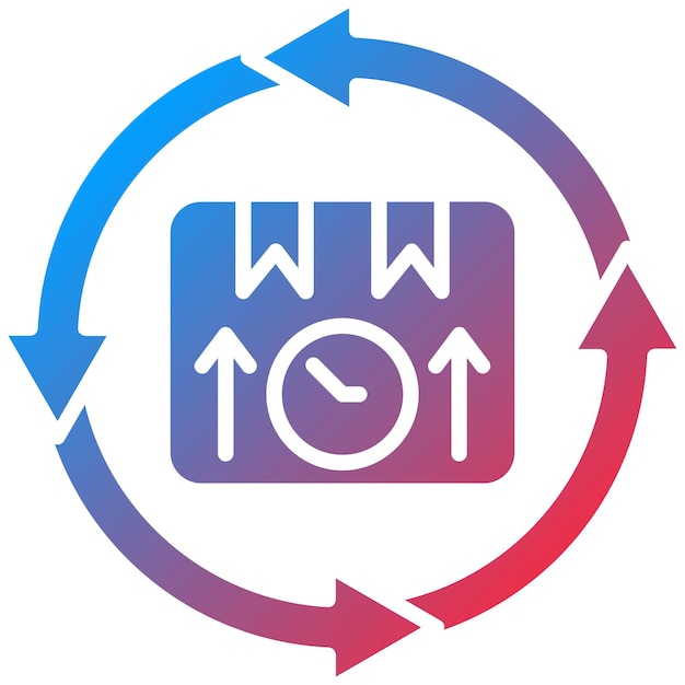 Imagen vectorial del icono de extensión de vida del producto Se puede utilizar para Economía
