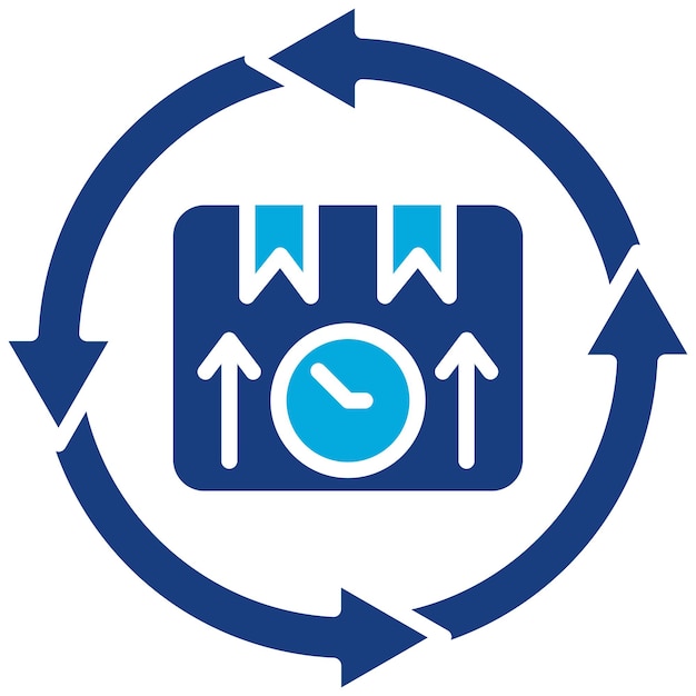 Imagen vectorial del icono de extensión de vida del producto Se puede utilizar para Economía