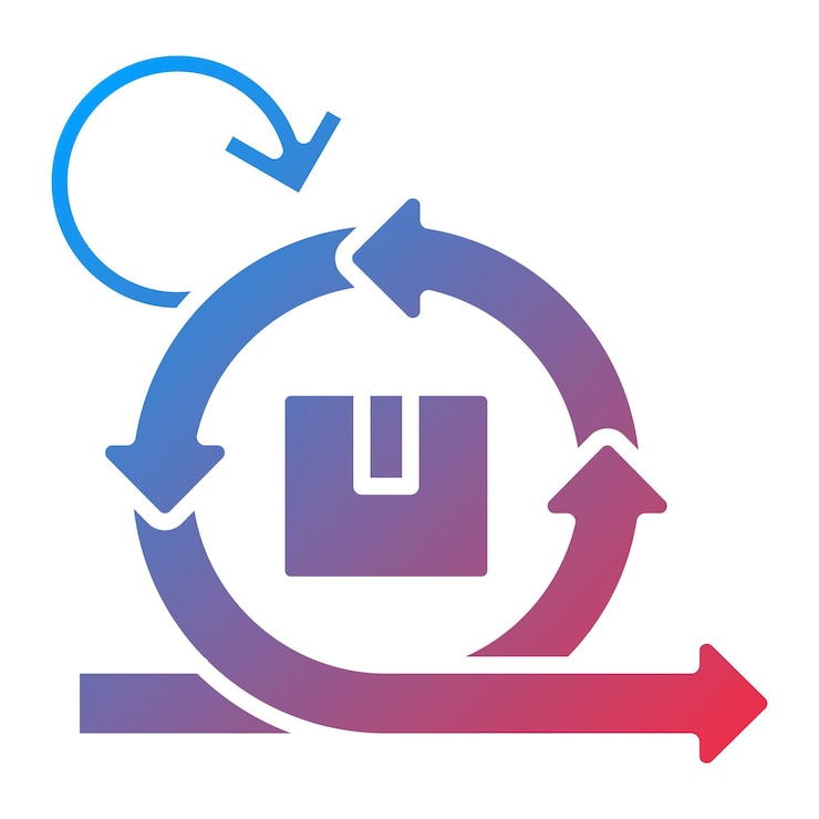 Vector imagen vectorial de icono de fabricación ágil se puede utilizar para factory