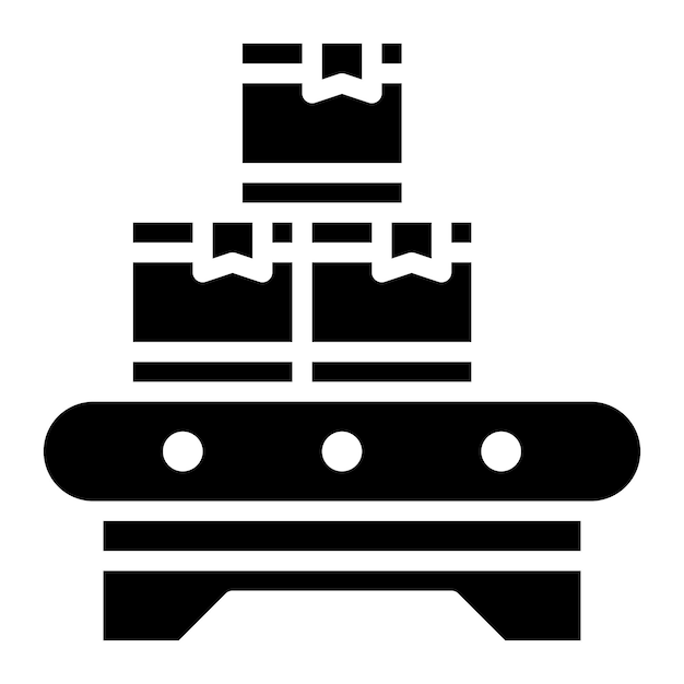Imagen vectorial del icono de fabricación delgada Se puede utilizar para la producción en masa