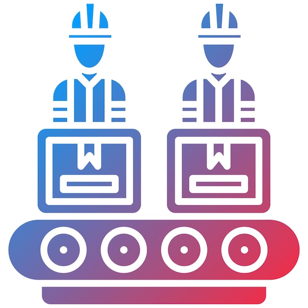 Imagen vectorial del icono de fabricación Puede utilizarse para Economía