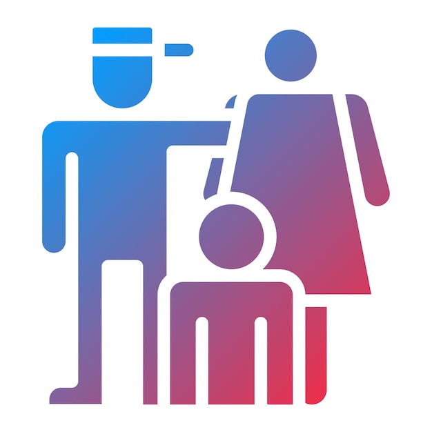 Imagen vectorial de icono de familia Se puede usar para estilos de vida