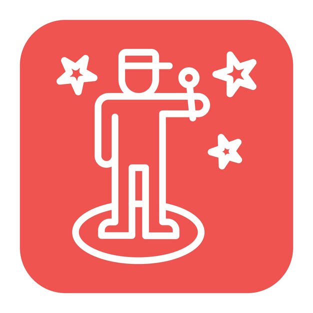 Imagen vectorial de icono famosa Se puede usar para la realización de películas