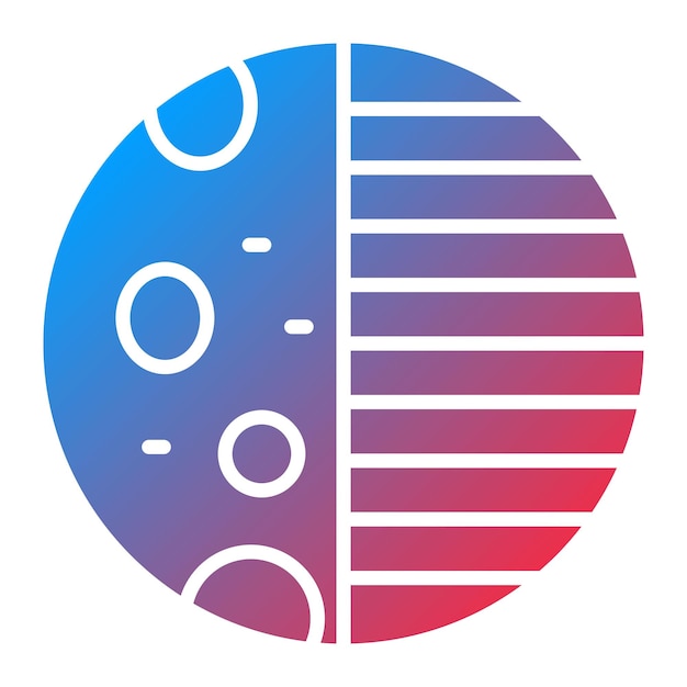 Imagen vectorial del icono de la fase de la luna Se puede usar para el clima