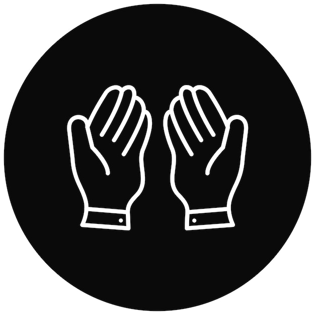 Imagen vectorial de icono de fe Se puede usar para el Ramadán