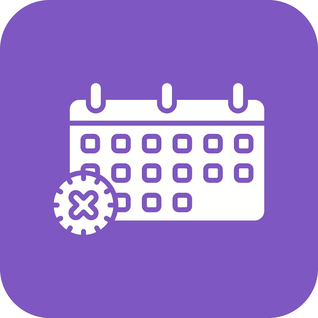 Imagen vectorial del icono de fecha límite Se puede utilizar para Agile