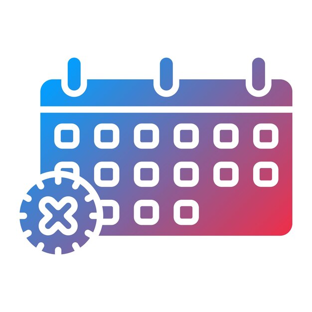 Imagen vectorial del icono de fecha límite Se puede utilizar para Agile