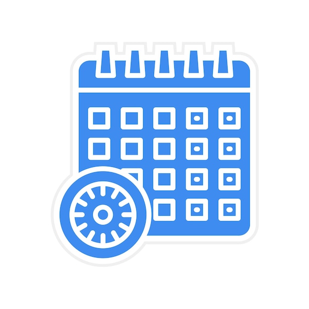 Imagen vectorial del icono de fecha límite Se puede utilizar para Comunicación y Medios