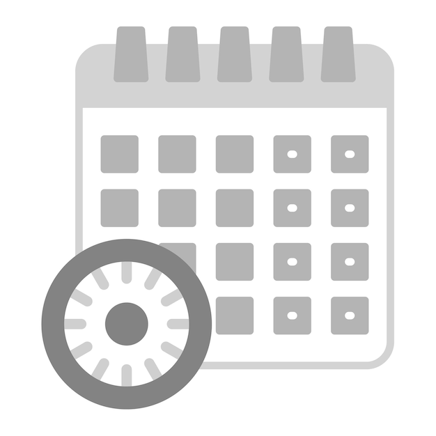 Imagen vectorial del icono de fecha límite Se puede utilizar para Comunicación y Medios