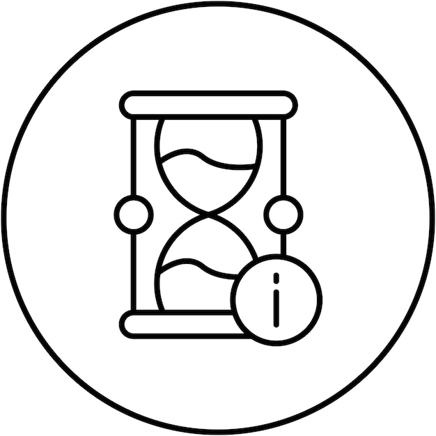 Imagen vectorial del icono de la fecha límite Se puede utilizar para la gestión empresarial