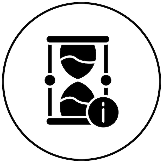 Imagen vectorial del icono de la fecha límite Se puede utilizar para la gestión empresarial