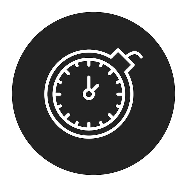 Imagen vectorial del icono de la fecha límite Se puede utilizar para reuniones de negocios