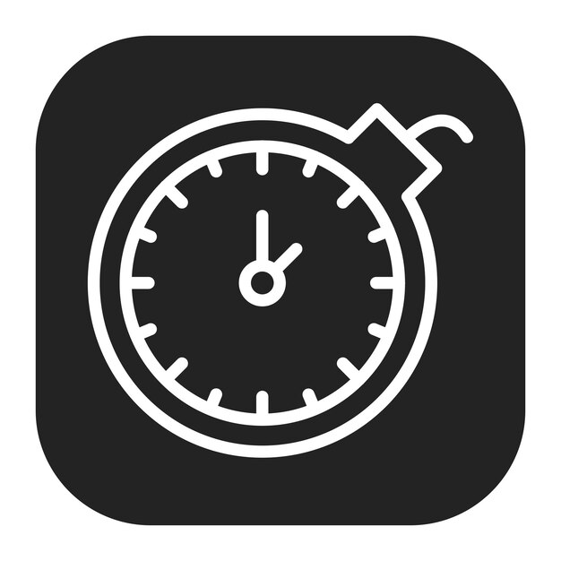 Imagen vectorial del icono de la fecha límite Se puede utilizar para reuniones de negocios