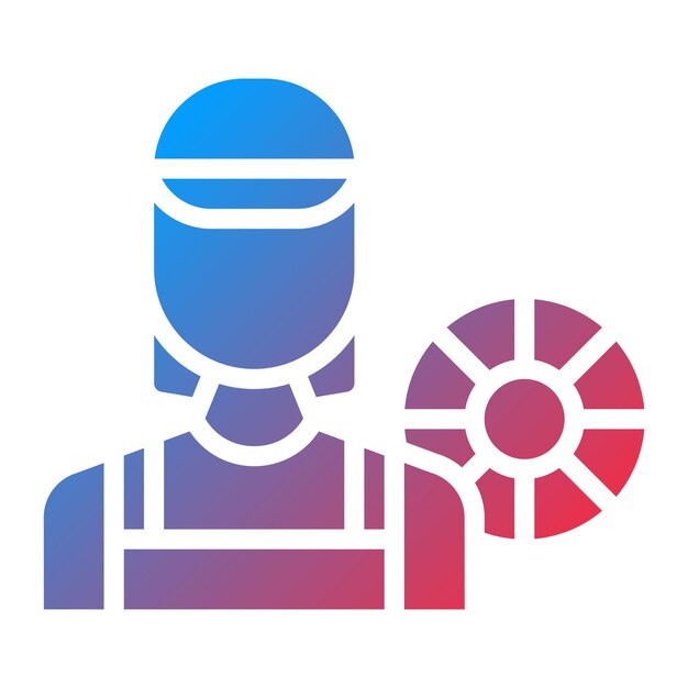Imagen vectorial de icono femenino de Lifeguard Puede utilizarse para los Servicios Públicos