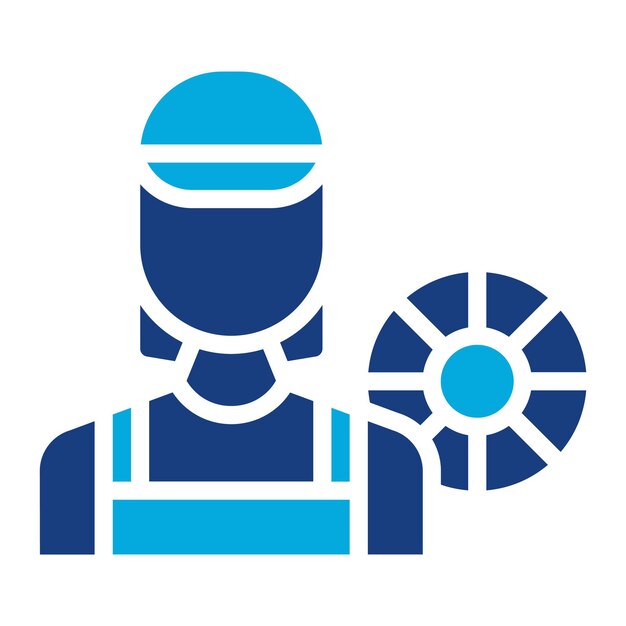 Imagen vectorial de icono femenino de Lifeguard Puede utilizarse para los Servicios Públicos
