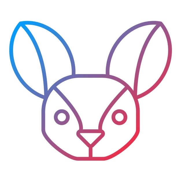 La imagen vectorial del icono de Fennec Fox se puede usar para In The Wild