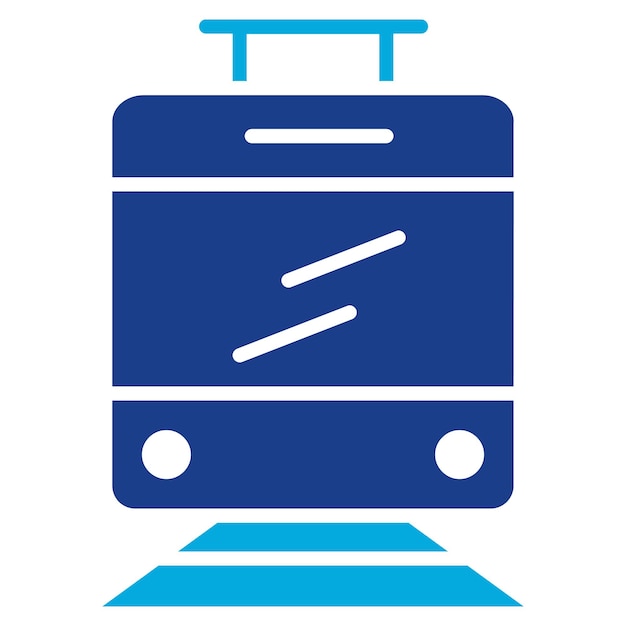 Imagen vectorial del icono del ferrocarril de luz Se puede usar para el Día de la Tierra