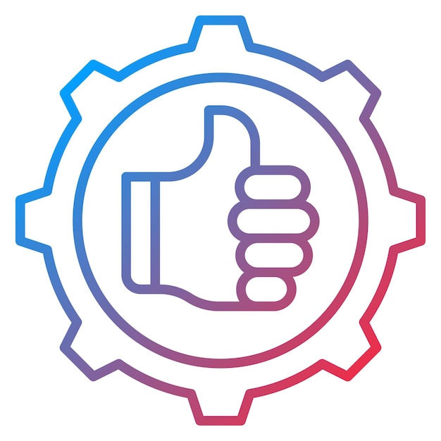 Imagen vectorial del icono de fiabilidad Se puede utilizar para el periodismo