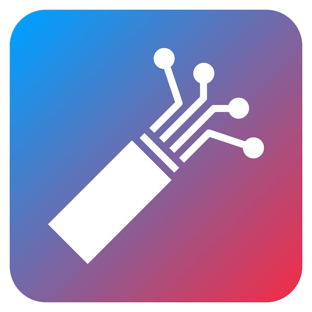 La imagen vectorial del icono de fibra se puede utilizar para Raw Metrial