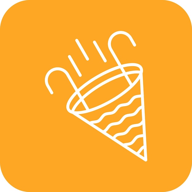 Imagen vectorial del icono de la fiesta Se puede usar para catering