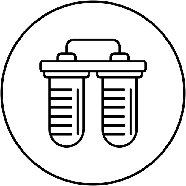 Imagen vectorial del icono del filtro de agua Se puede usar para la supervivencia